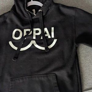 Black Oppai Hoodie - small/Medium